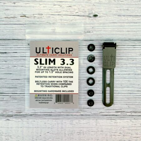 Ulticlip Slim 3.3 with Ulti Clip 6 piece screw kit